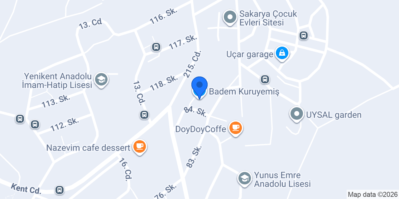 Badem Kuruyemiş konumu