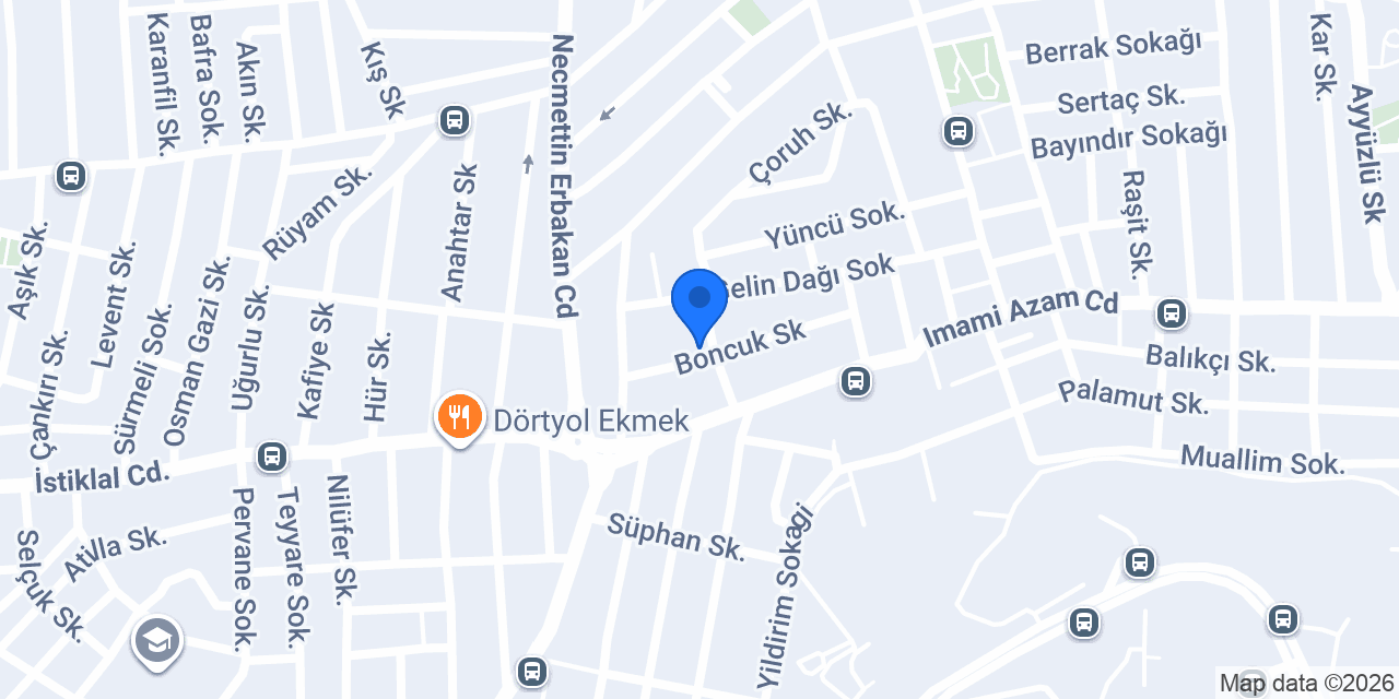 Hanımeli Cafe konumu