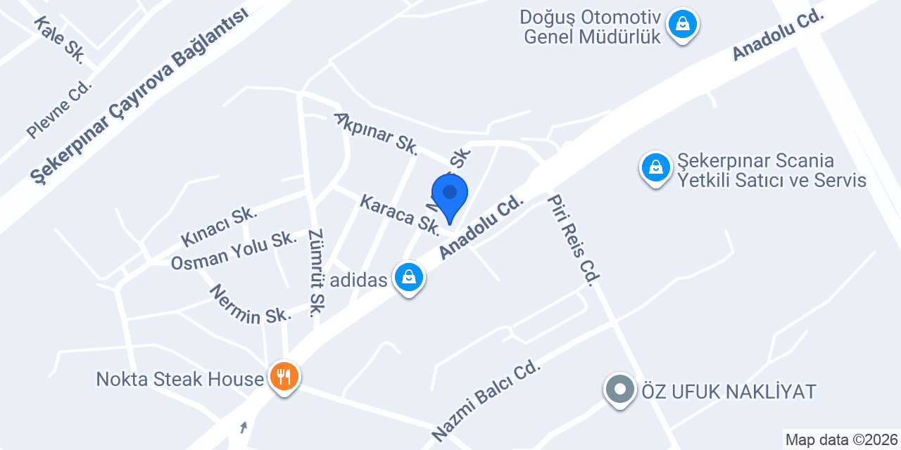 ETA RULMAN VE HIRDAVAT konumu