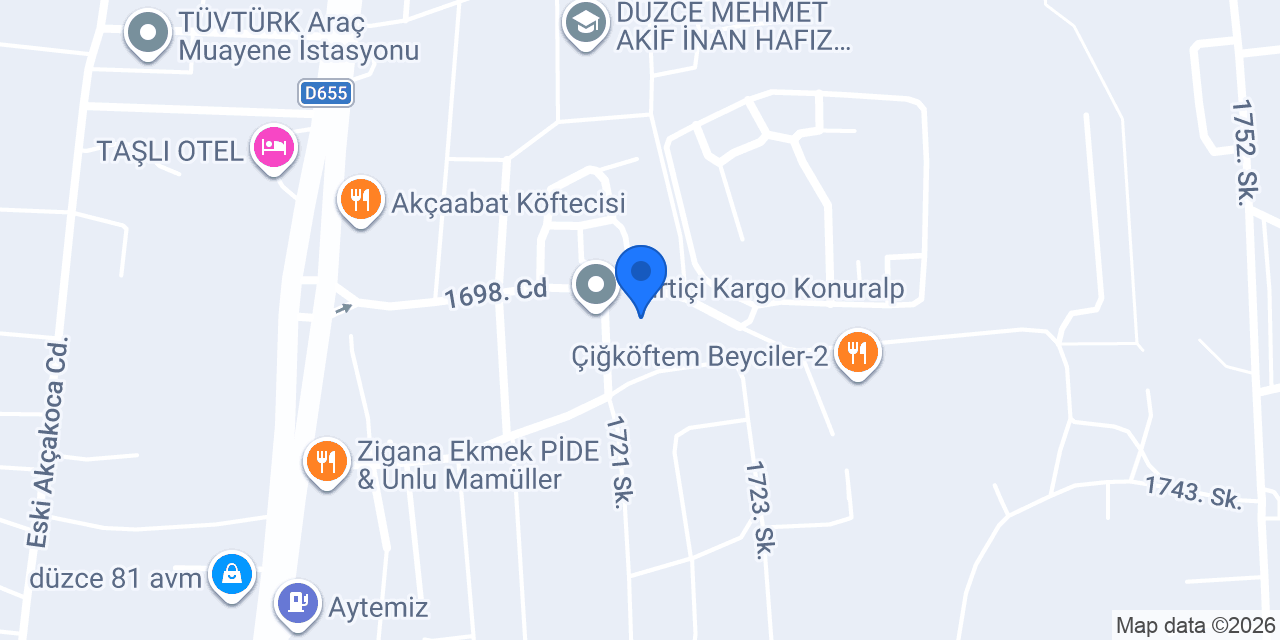 Prestij Taksi konumu