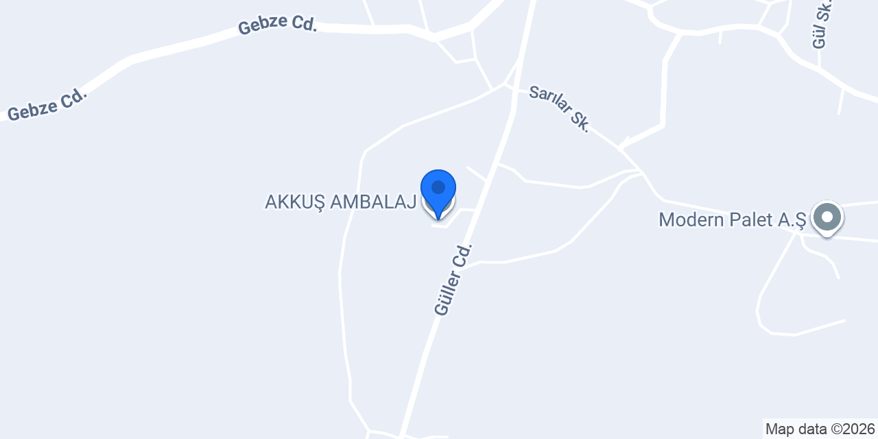 AKKUŞ AMBALAJ konumu