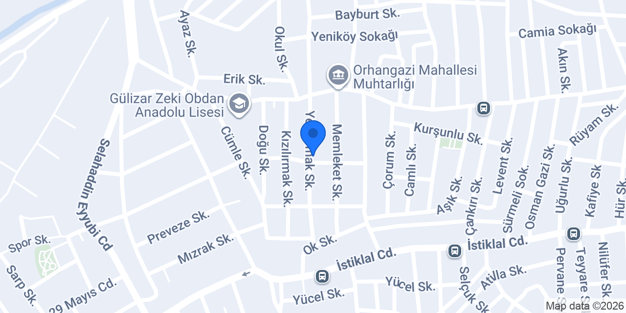 Yüksel Mobilya Dekarasyon konumu