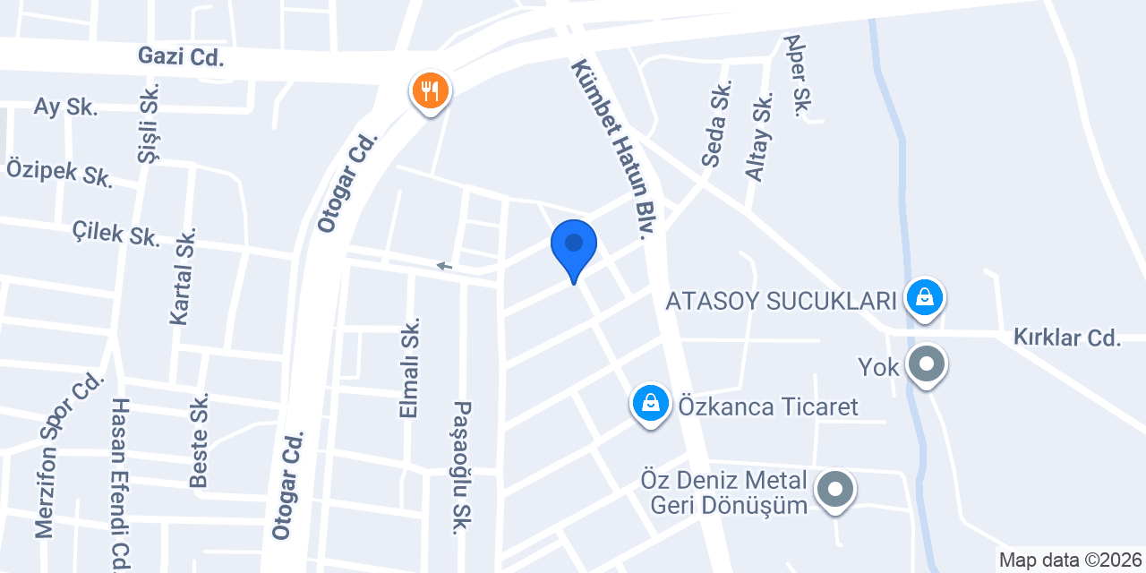 AHMETOĞULLARI METAL •PREFABRİK YAPI konumu