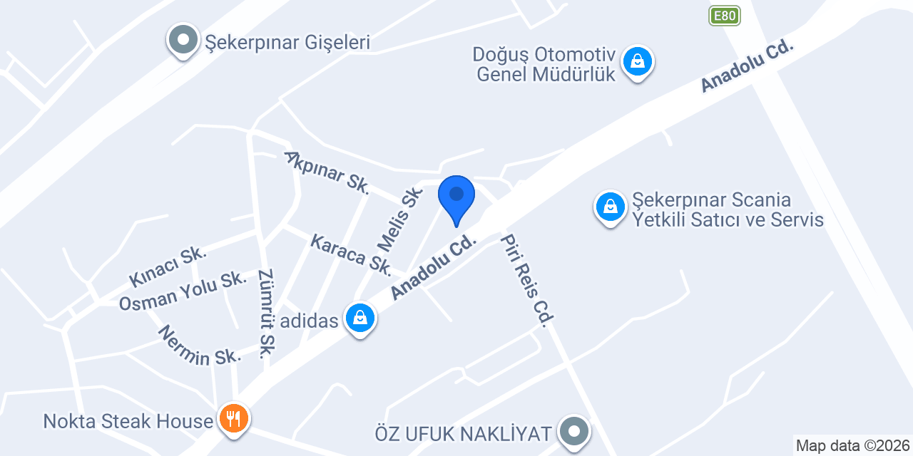 AYKAR CİVATA HIRDAVAT İMALAT SAN TİC LTD STİ konumu