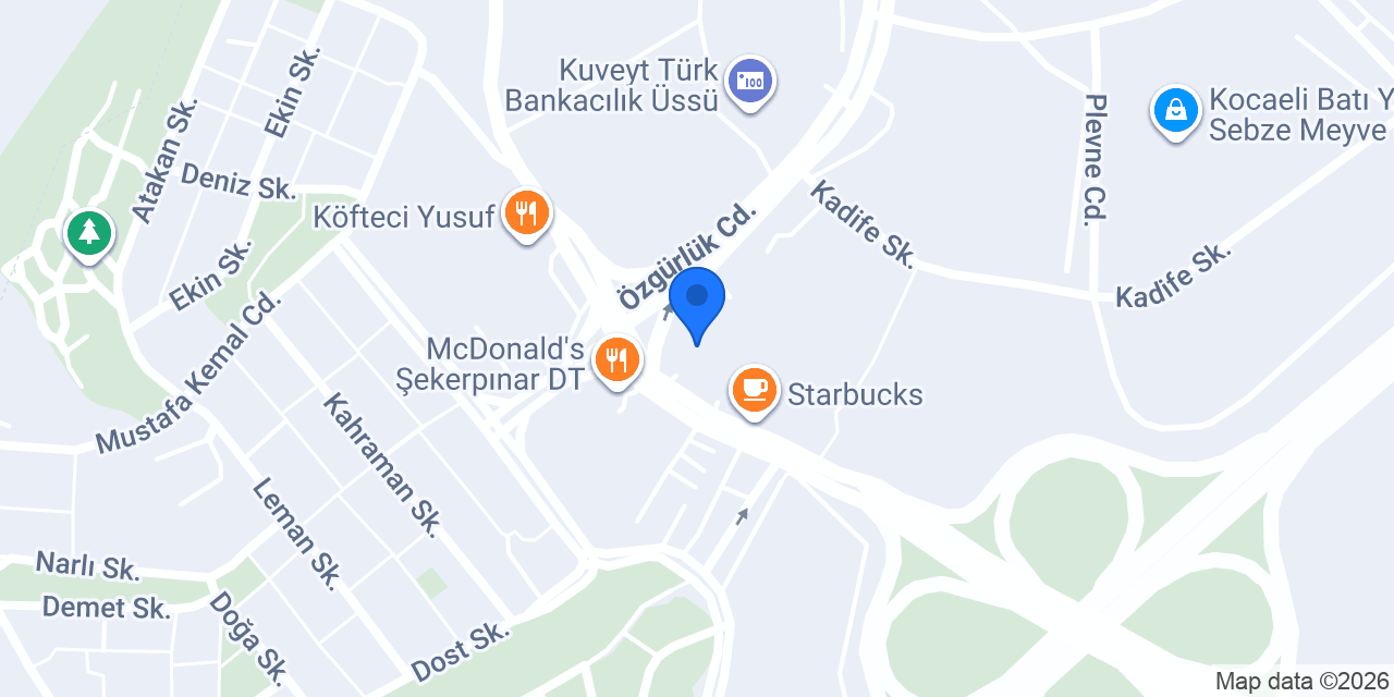 Kayseri Mutfağı Şekerpınar konumu
