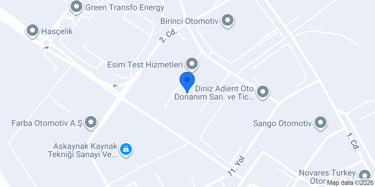 OTİMSA OTOMOTİV SANAYİ A.Ş. konumu
