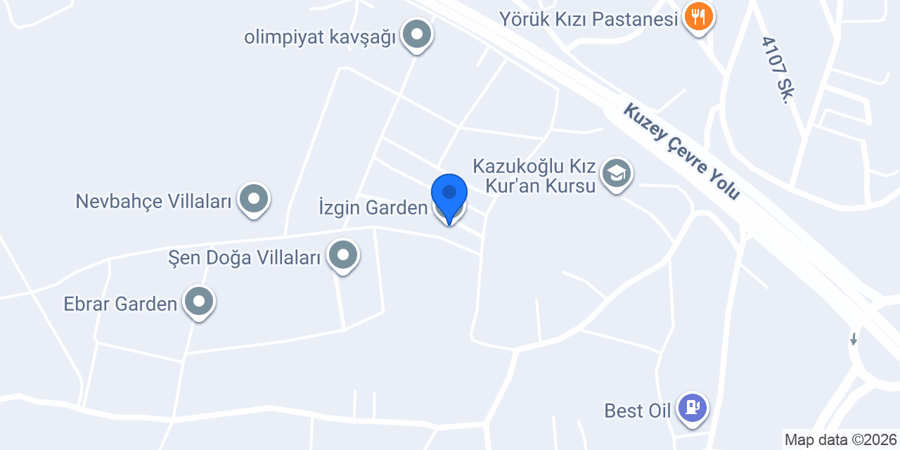 İzgin Garden konumu