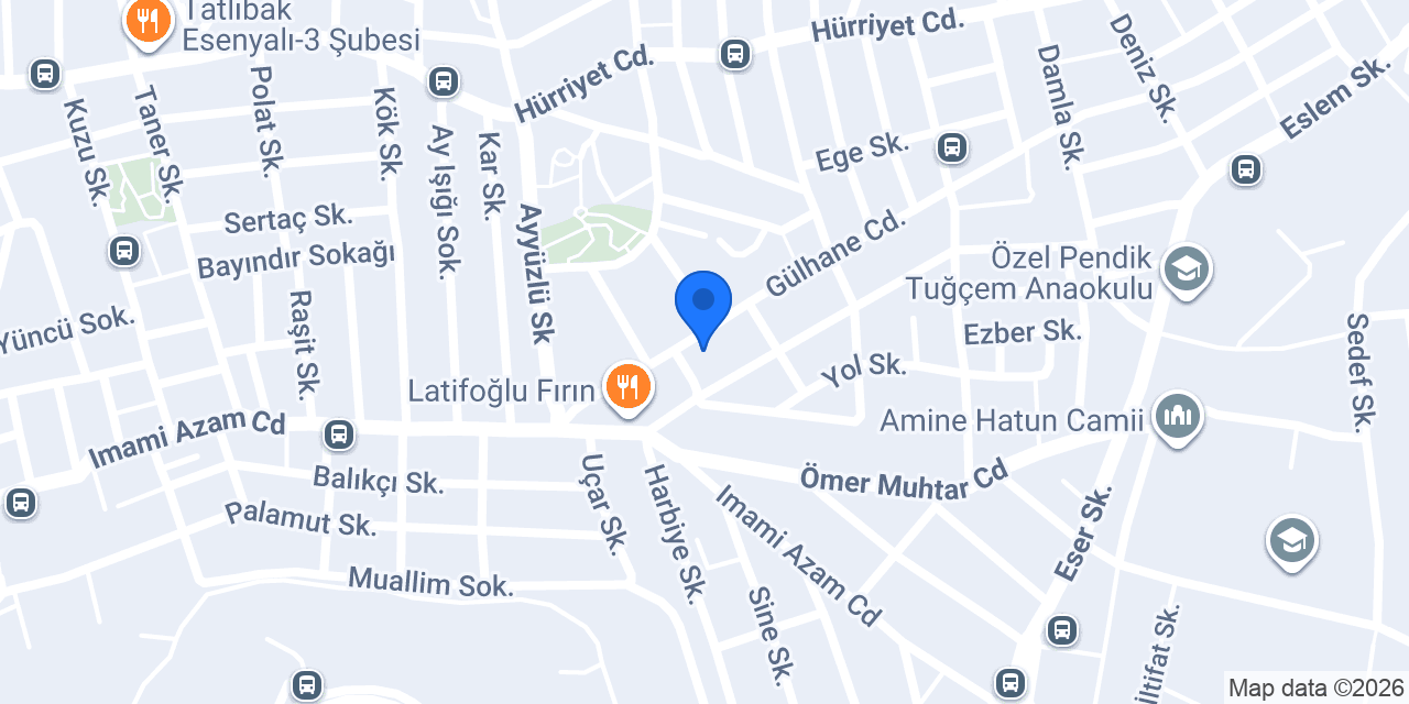 Pendik Iğdır İl Derneği konumu