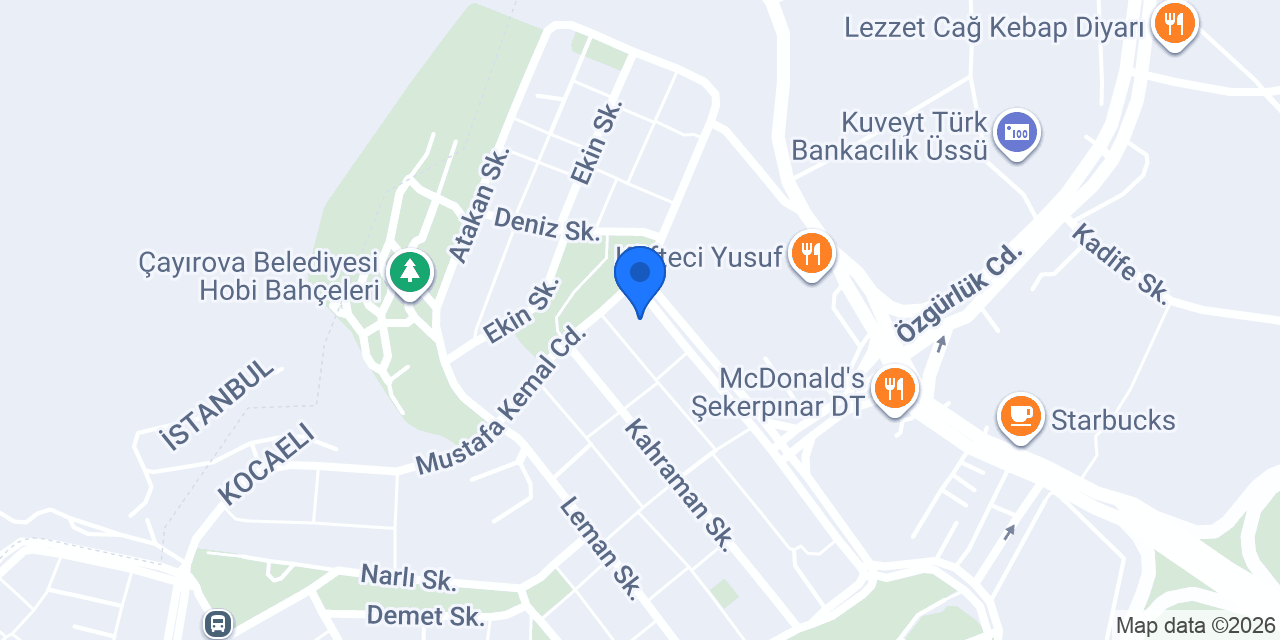 Alimoğulları Palet konumu