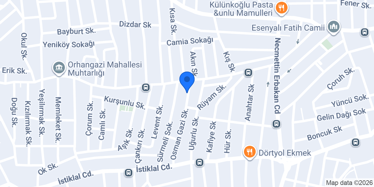 Köksal Erkek Kuaförü konumu