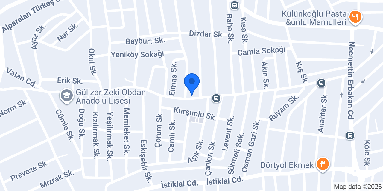 TUZLA EVORA ÇİLİNGİR konumu