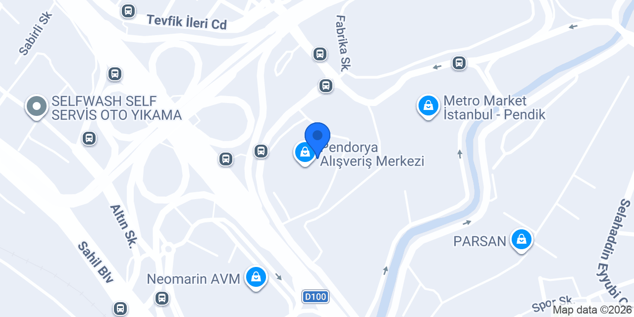 ebebek Pendorya AVM konumu