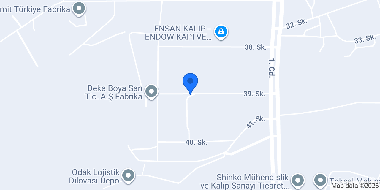 ÖZER MEKATRONİK MÜHENDİSLİK A.Ş. konumu