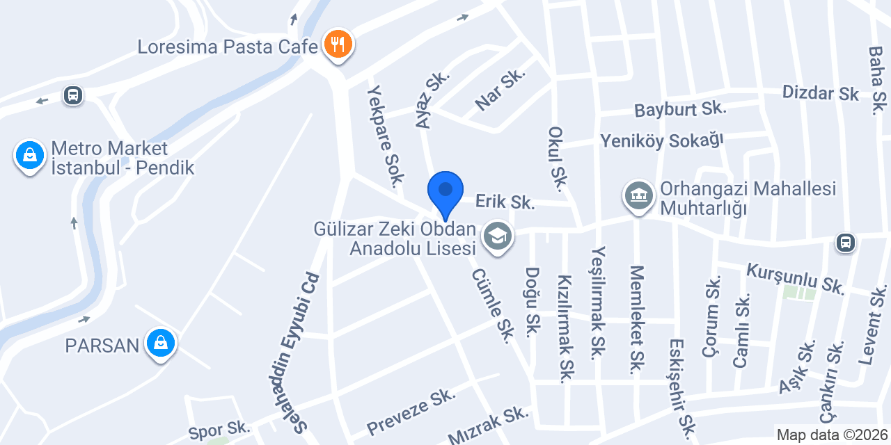 Yeni Yiğit Sürücü Kursu konumu