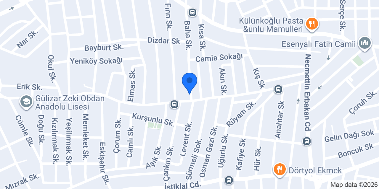 Anteplioğlu baklava konumu