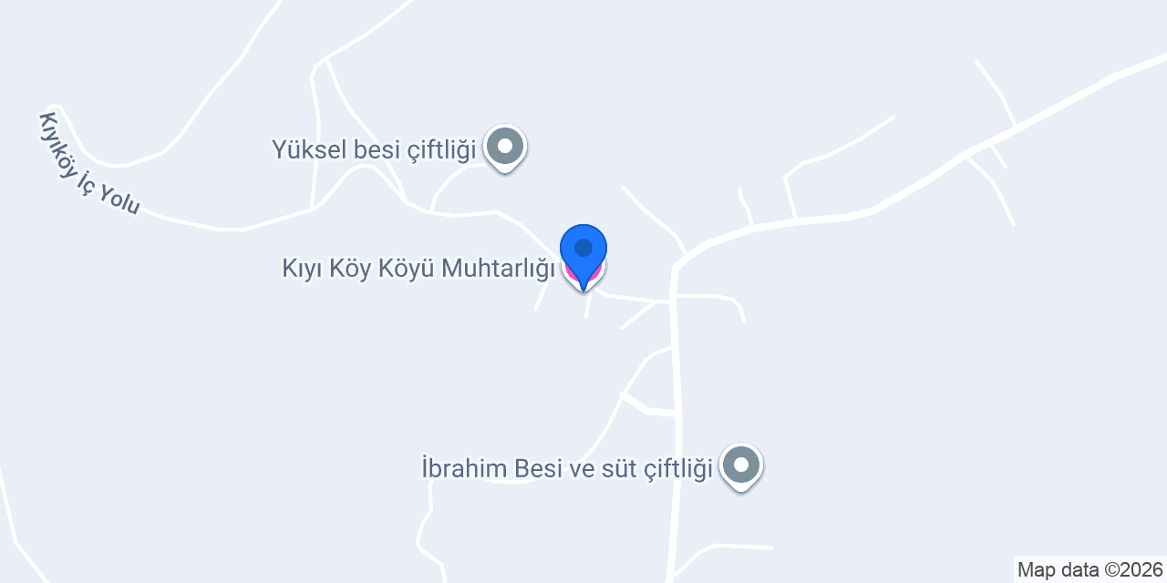 Kıyı Köy Köyü Muhtarlığı konumu