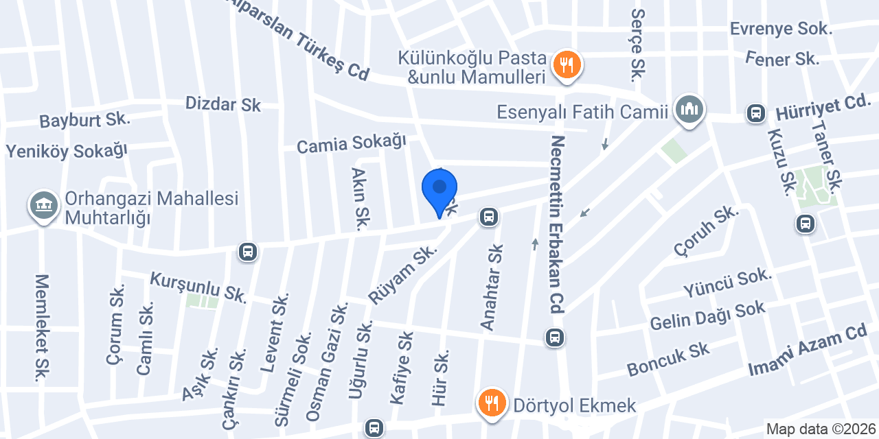 Akgül oto konumu
