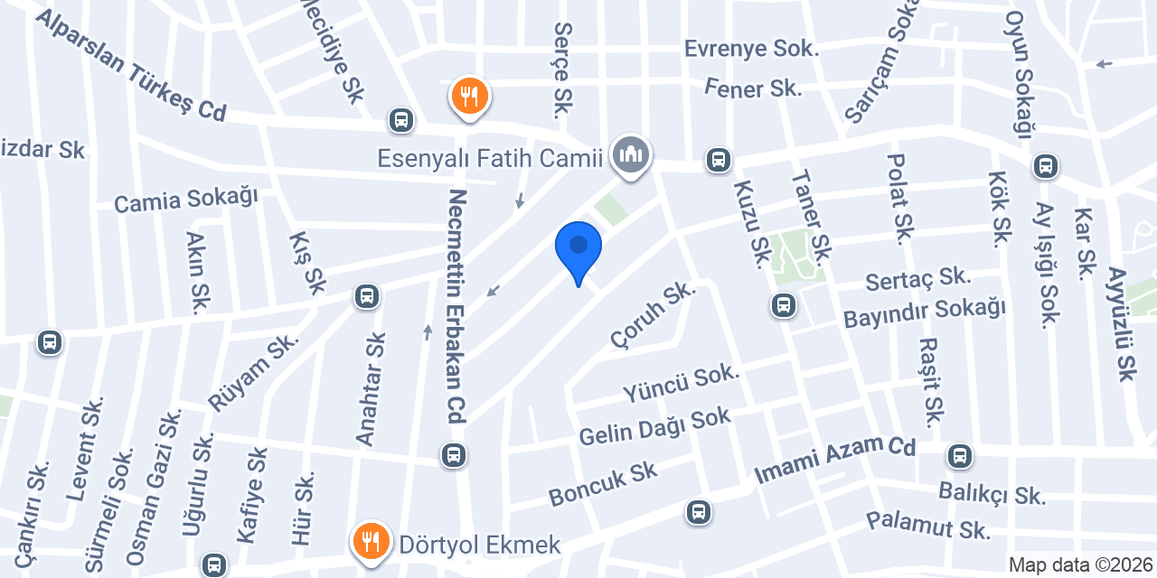 Serhendi Esenyalı konumu