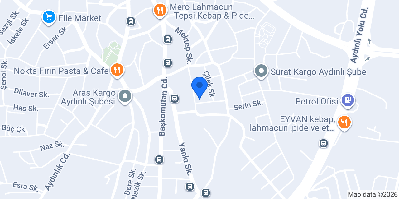 Kılıç Tesisat konumu