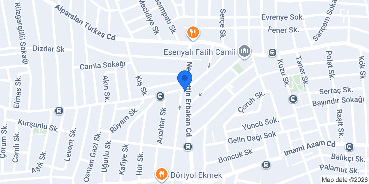 Mekan Börek konumu
