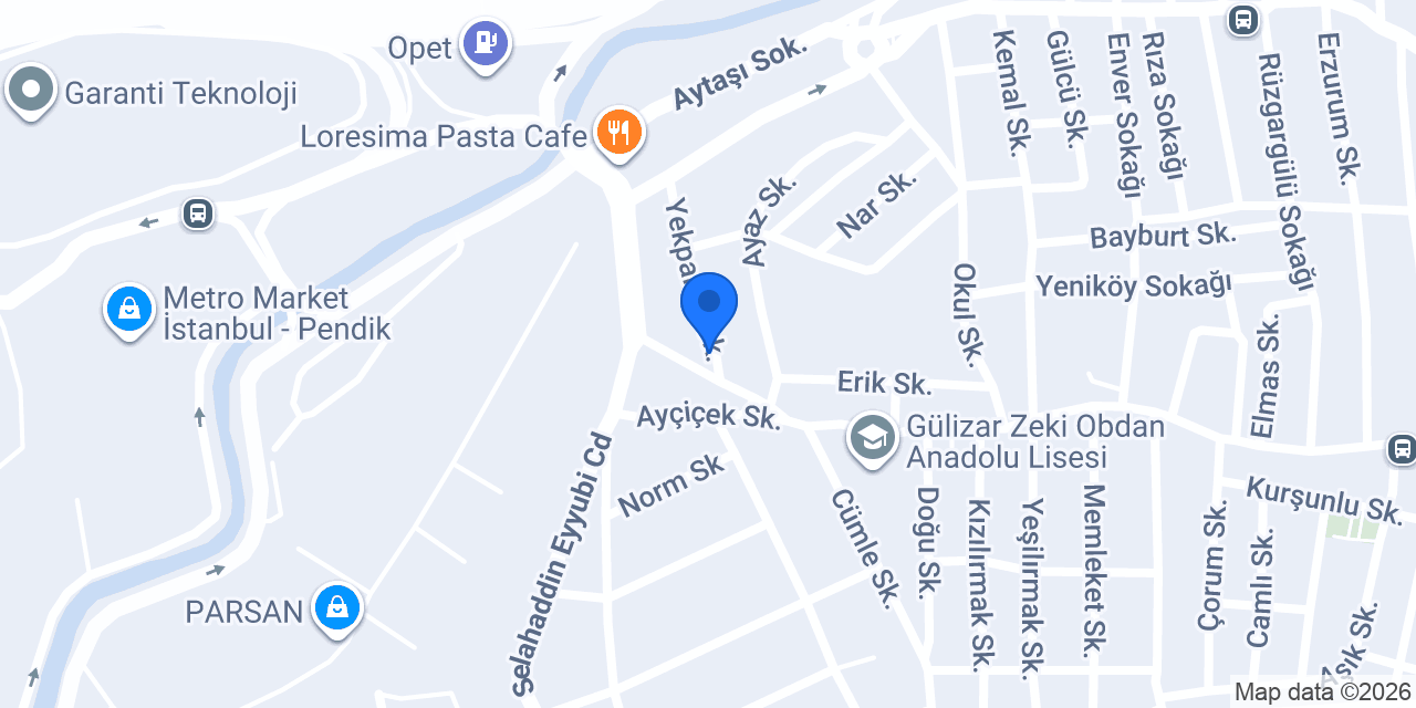 Erzincan Gece Dönercisi konumu