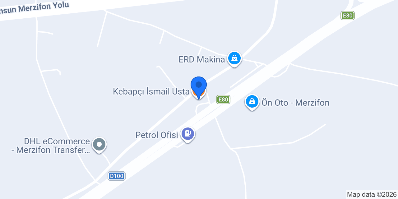 Kebapçı İsmail Usta konumu
