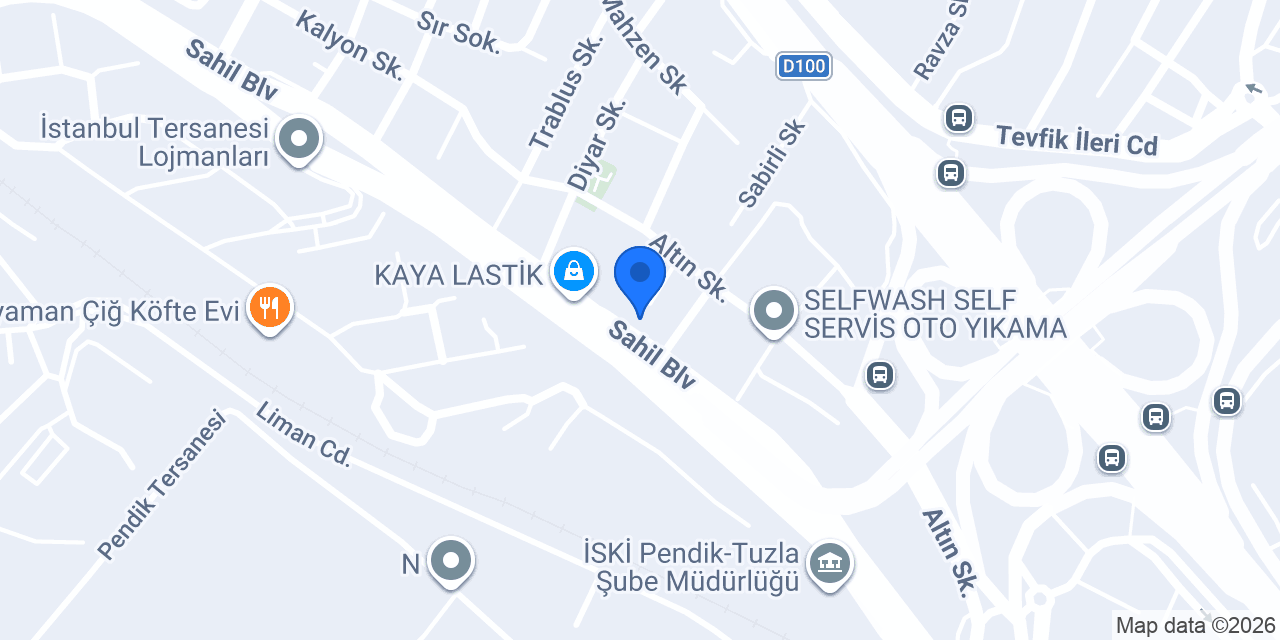 Yurtiçi Kargo Kaynarca konumu
