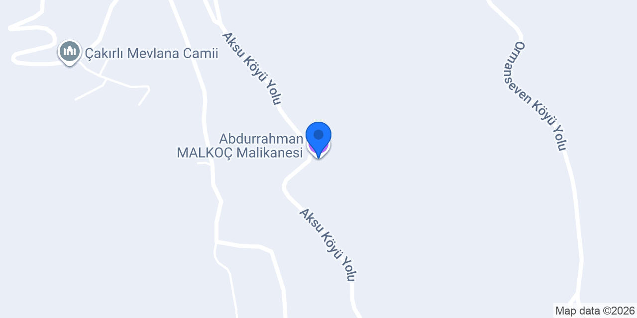 Abdurrahman MALKOÇ Malikanesi konumu