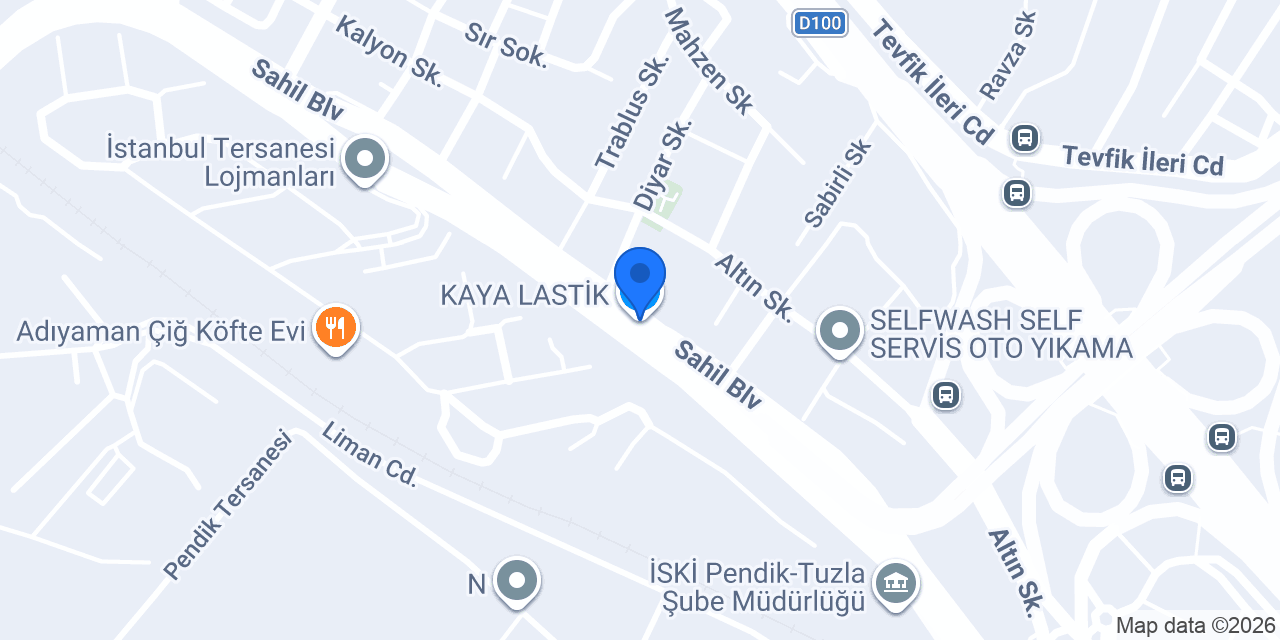 KAYA LASTİK konumu