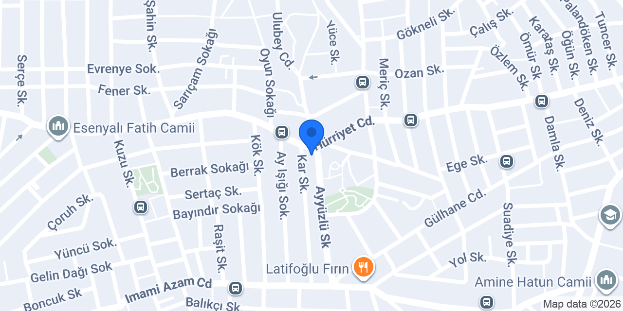 Hazar Eczanesi konumu
