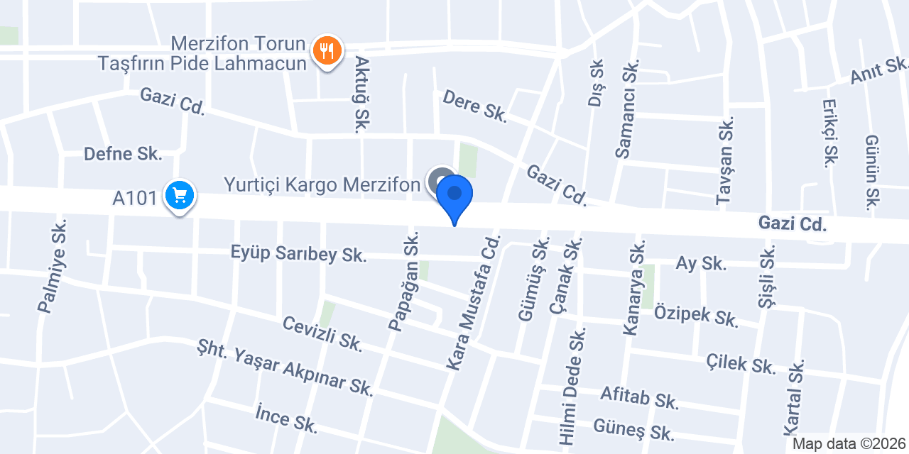 Merzifon Tadilat konumu