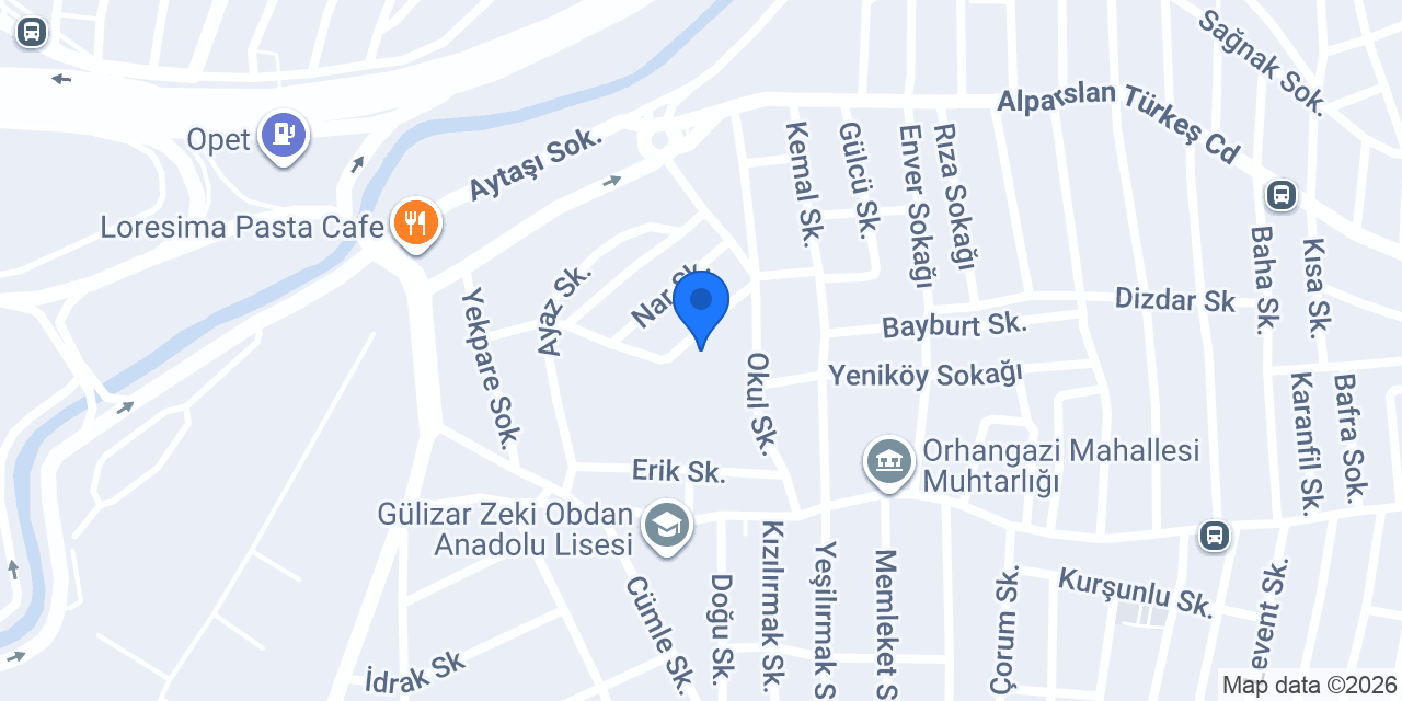 Pendik Şehit Yalçın Aran Ortaokulu konumu