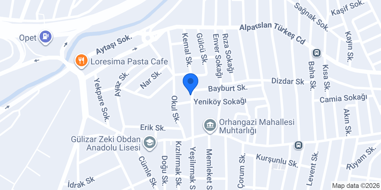 Orhangazi Eczanesi konumu