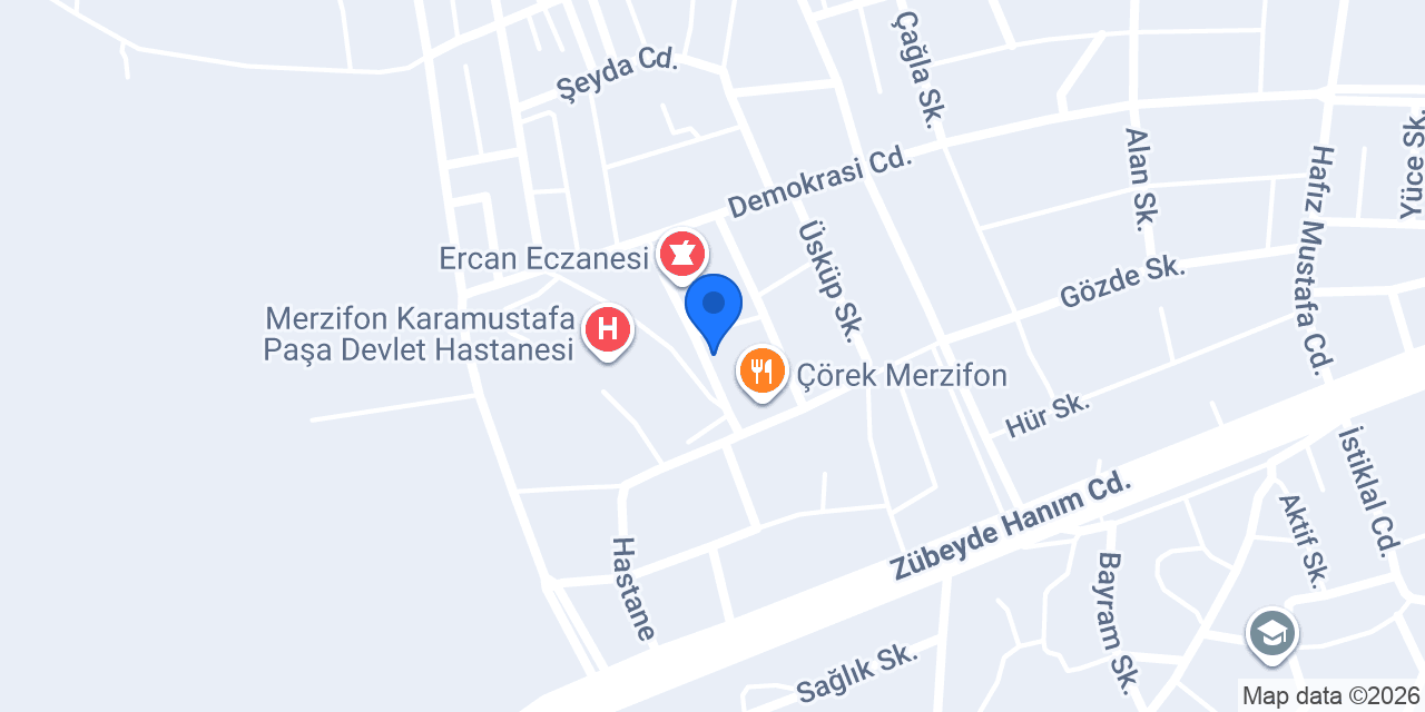 Gül eczanesi konumu