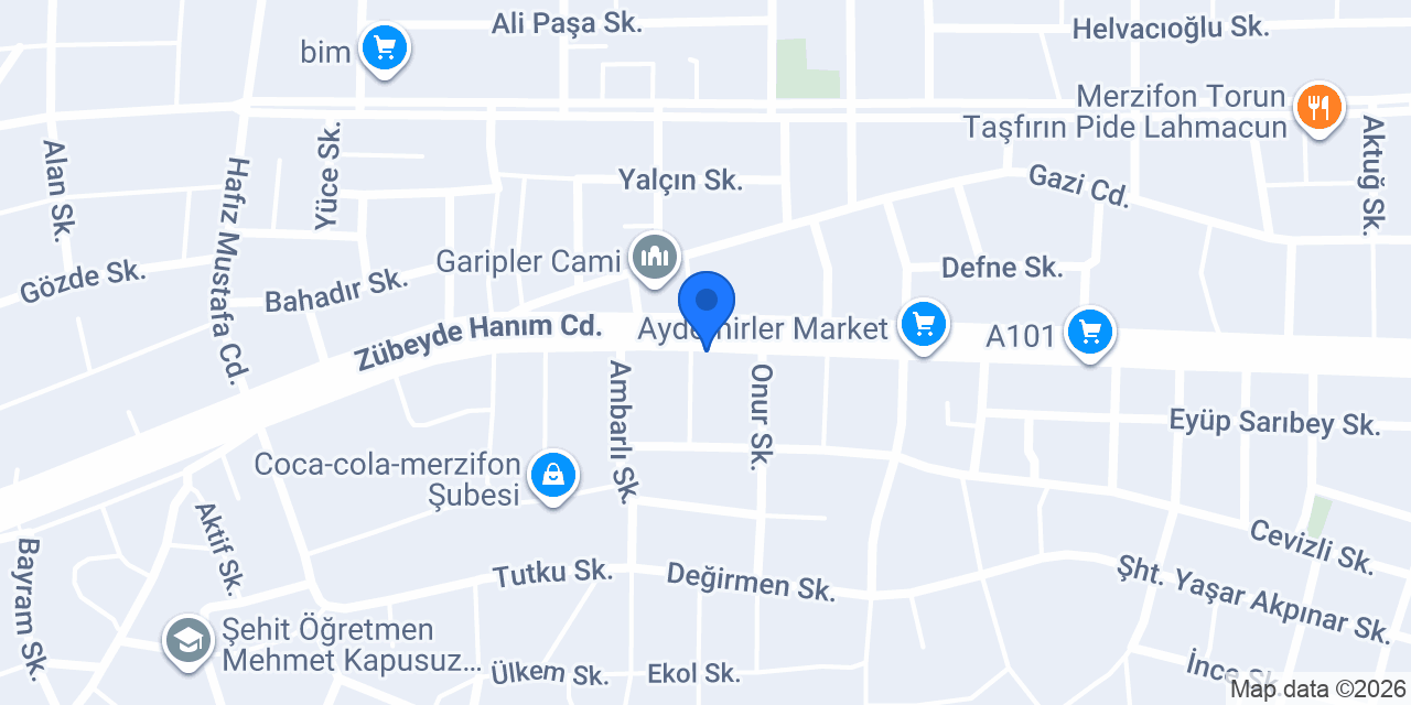 Hedef Hafriyat konumu