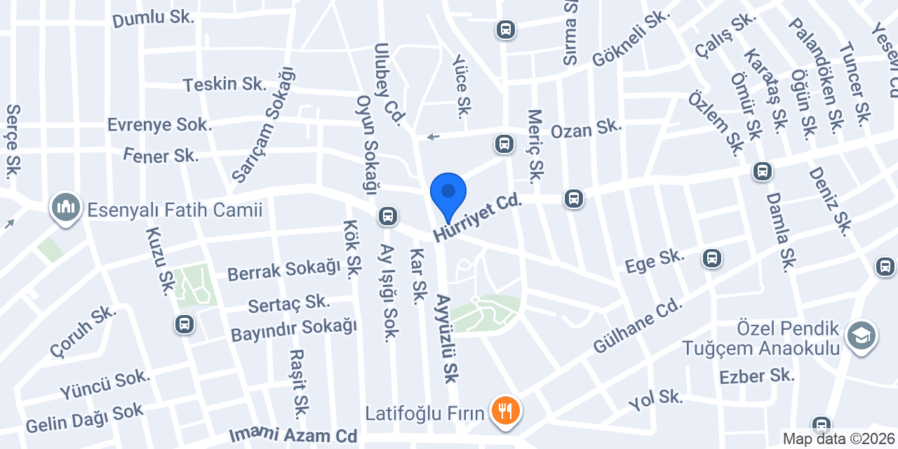 Mutlu Eczanesi konumu