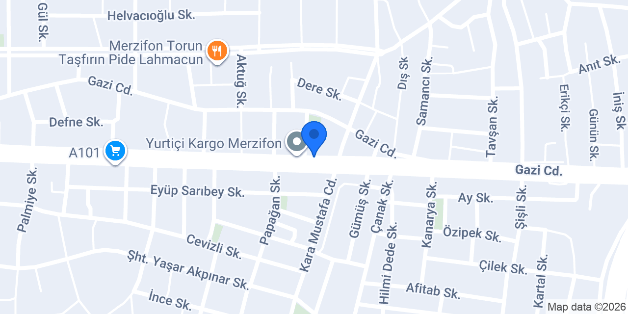 MER CAR RENTAL konumu