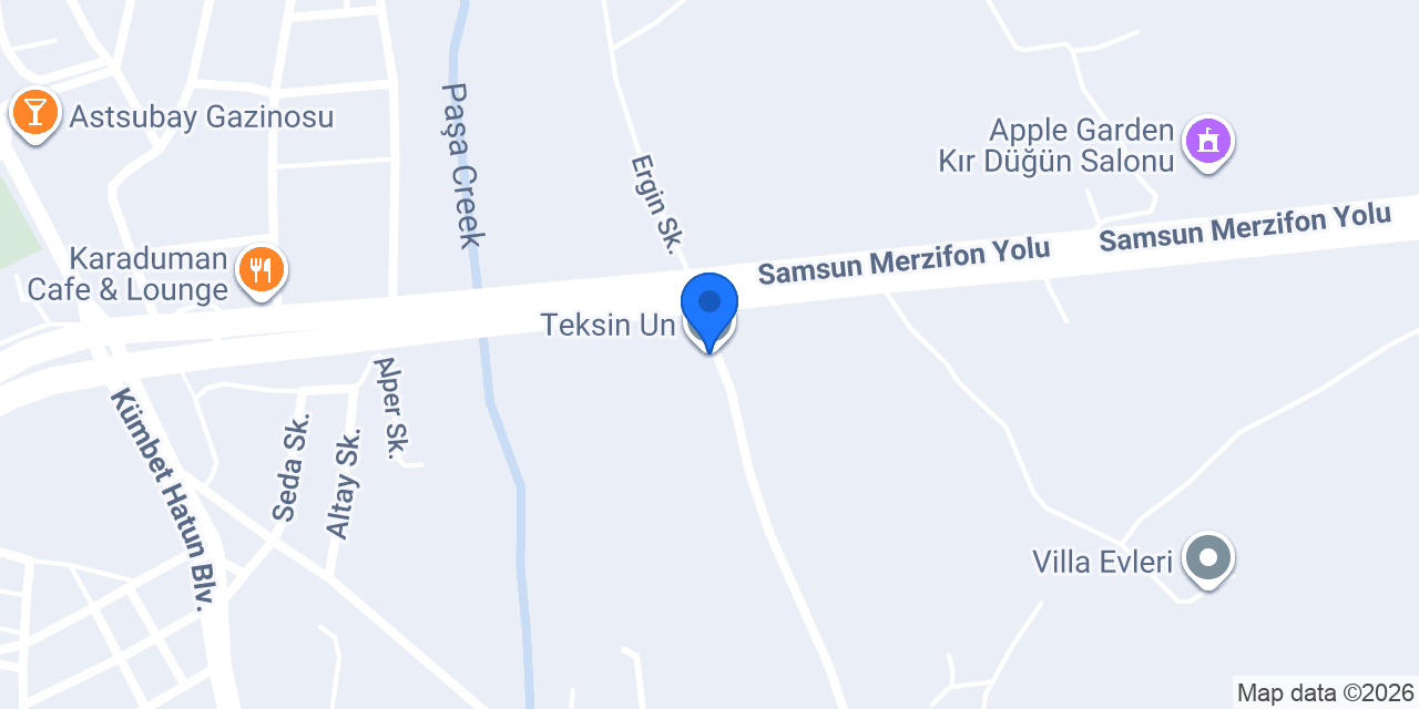Teksin Un konumu