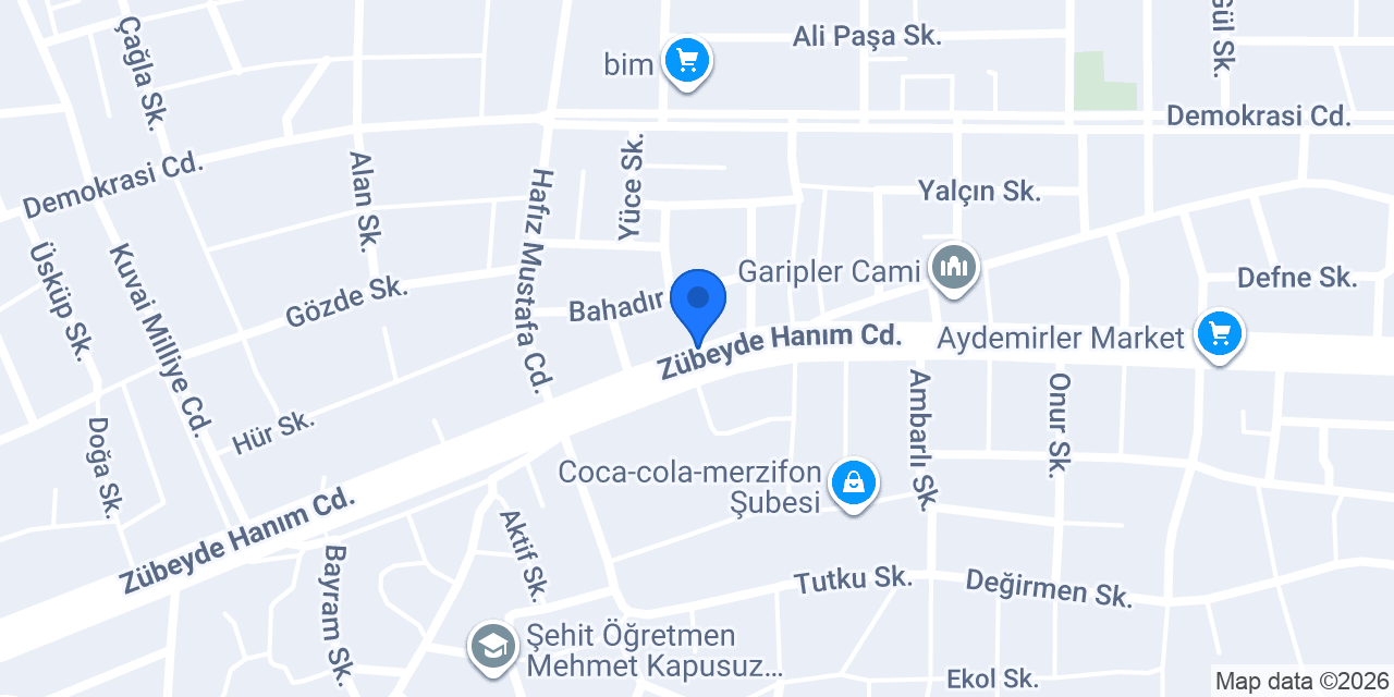 Taşkayalar Mini Hal konumu