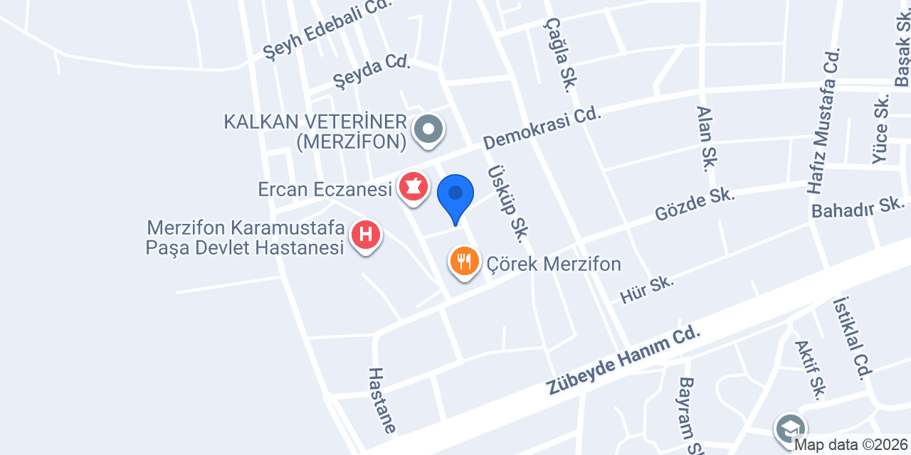 Lezzet Evi konumu