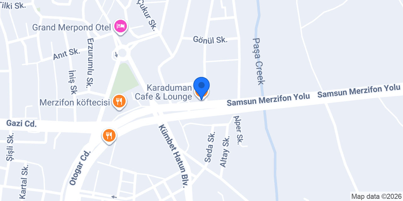 Karaduman Cafe & Lounge konumu