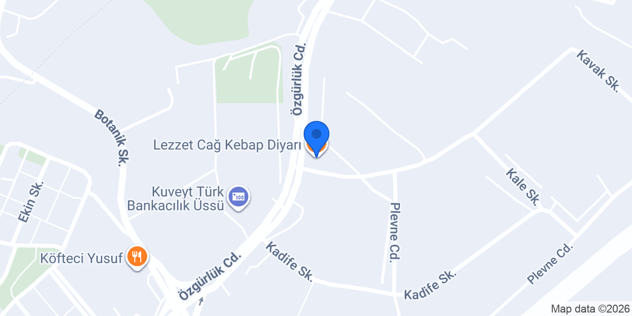 Lezzet Cağ Kebap Diyarı konumu
