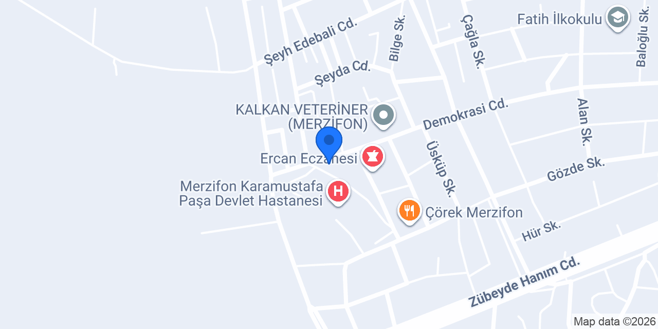 HASTANE TAKSİ konumu