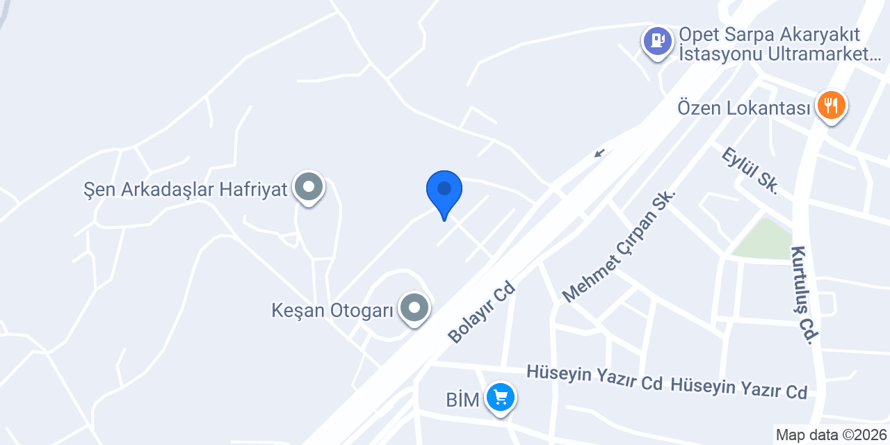 Matlı Otomotiv konumu