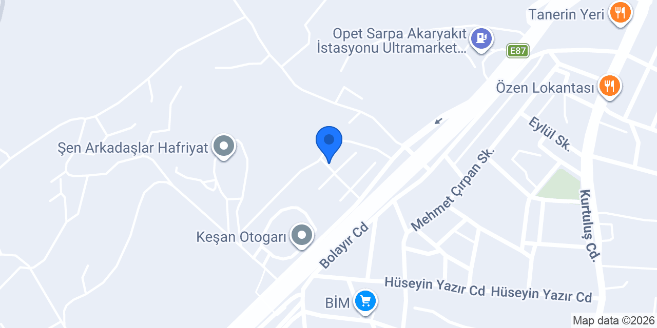 Ceylan Oto Galeri konumu