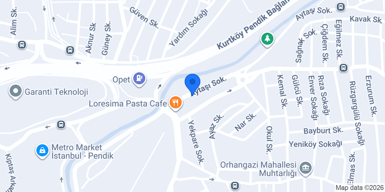 PENDİK 29 NOLU AİLE SAĞLIĞI MERKEZİ konumu