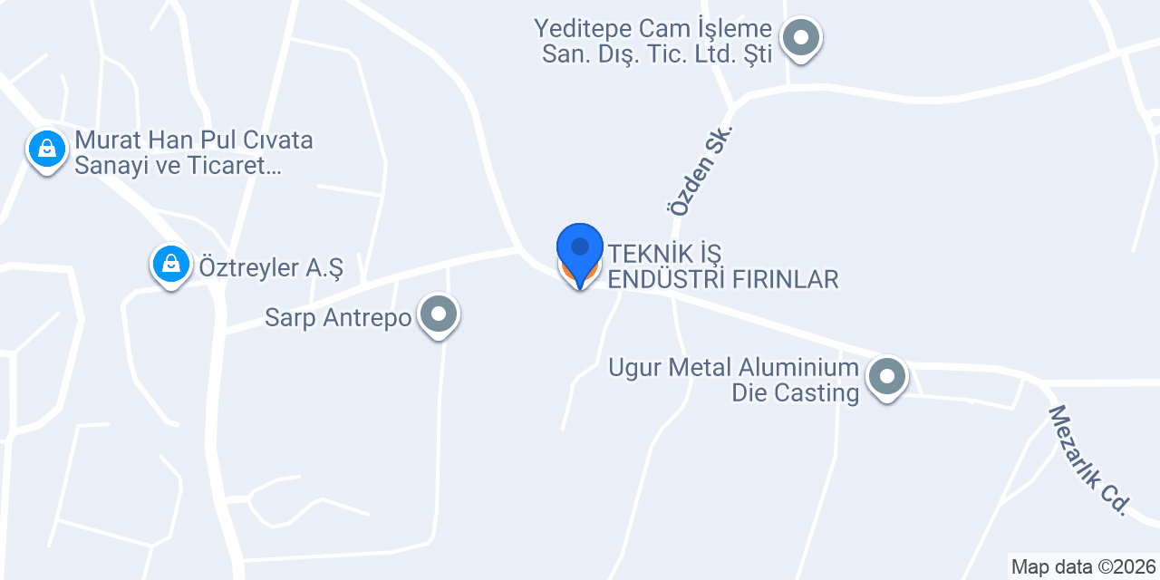 TEKNİK İŞ ENDÜSTRİ FIRINLAR konumu