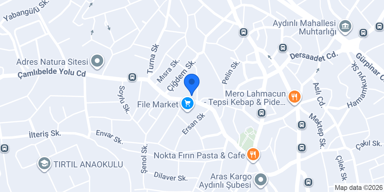 Yeni Hayat Optik konumu