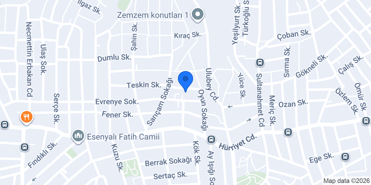 Şimşek Tesisat konumu