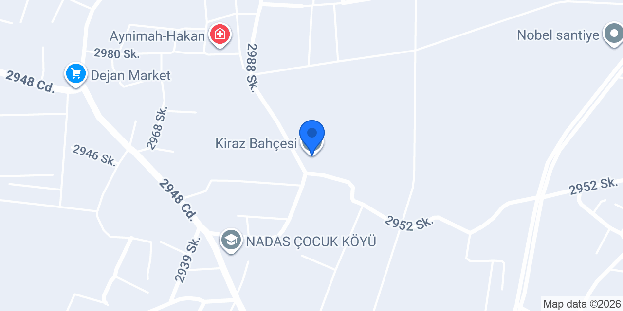 Kiraz Bahçesi konumu
